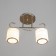 Aleta chandelier 2x40W E27 Chrome Model: 2800430