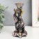 Souvenir Polystone SPREASE "Elephant on a pedestal in a blade with flowers" 15.5x8x7.5 cm