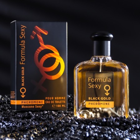 Men's toilet water with Formula Sexy Black Gold Formula, 100 ml (based on 1 Million (P.Rebanne)