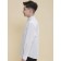 Surchachka upper for boys, height 128 cm, white color