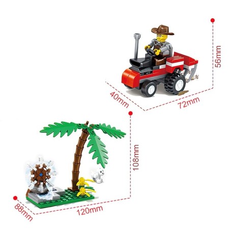 Constructor Farm "Tractor", 106 parts-1