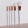Set of brushes "Unicorn", 5 objects, white color