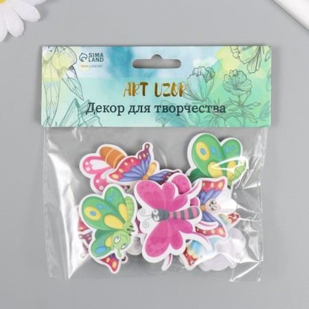 Decor for creativity EVA "Bukashki" 5x4.5x0.3 cm set 12 pcs 10x13 cm-3