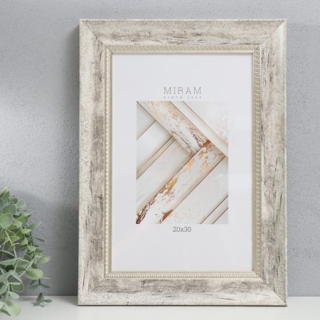 Photo frame Plastic "Mira" 20x30 cm, 674463-8 (plastic screen)