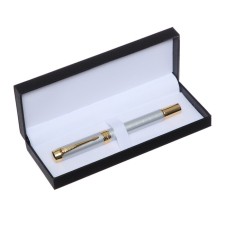 Handle Gift Roller, in the leatherette case, the body is gray, gold