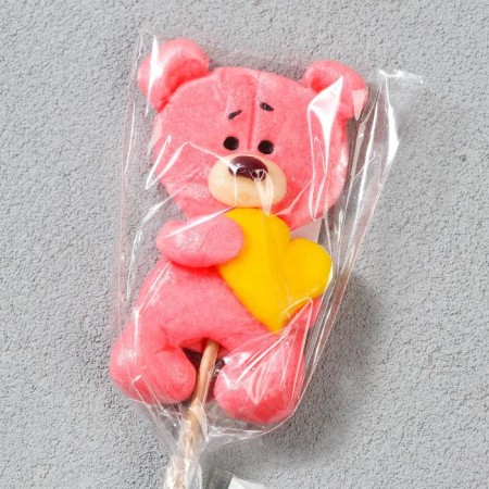 Handmade Lounzer "Bear with Heart" 30 g, mix-6