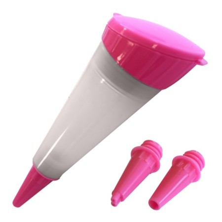 Decorator for cream 3 nozzles color mix-3