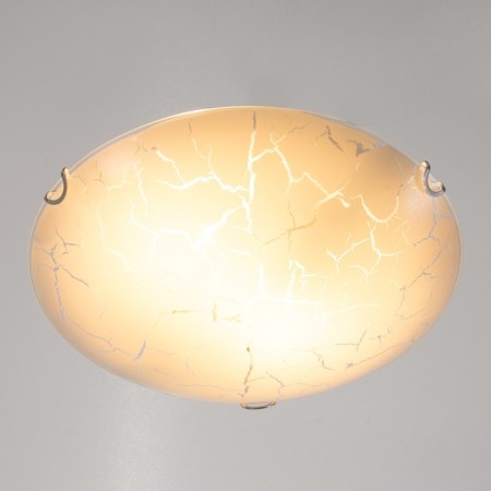 The lamp is wall-flowing "sugar" 2 lamps E27 40W d.300 h.5.5 cm.-1