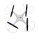 Drone quadrocopter, 2.0 MPX camera, image transmission, barometer