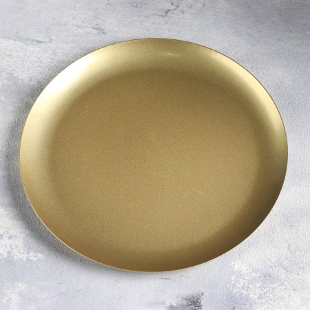 Cup "Cup 225" Metal per candle, 22x1.6 cm, gold-2