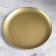 Cup "Cup 225" Metal per candle, 22x1.6 cm, gold