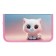 Penal 1 section 115 x 205 x 30 mm, Calligrata "Cat White", laminated cardboard