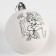 New Year's ball for coloring, ball size 5.5 cm, princesses: Cinderella