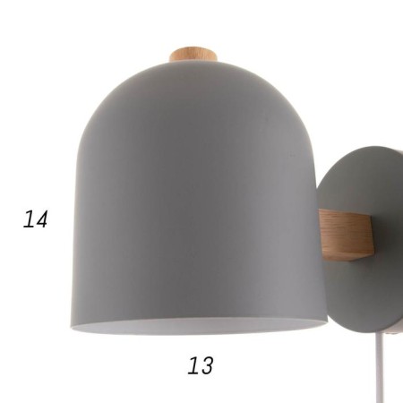 Bra 1668/1gy E27 40W gray 18x13x16 cm-5
