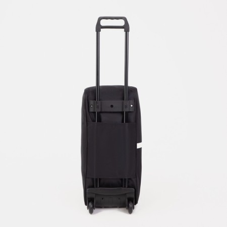 Road bag 20 "on wheels, lightning department, external pocket, black color-2