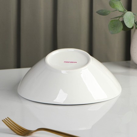 Gloria porcelain shaft, 450 ml, d = 21 cm, white color-3