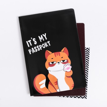 PVC passport cover "This is my passport"