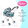 Puppet stroller "Zebra" universal, metal frame