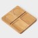 ADELICA supply dish 20 × 18 × 1.8 cm, soaked in oil, birch