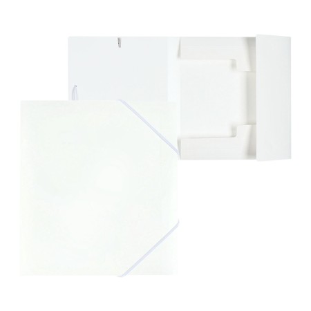 Elastic band A5, 500 μm, Calligrata, Koreshka 15 mm, up to 100 sheets, white