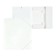 Elastic band A5, 500 μm, Calligrata, Koreshka 15 mm, up to 100 sheets, white