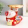 Pigger Ceramics "Cat Mani-Neko to attract wealth with a plate" 11.5x15x13 cm