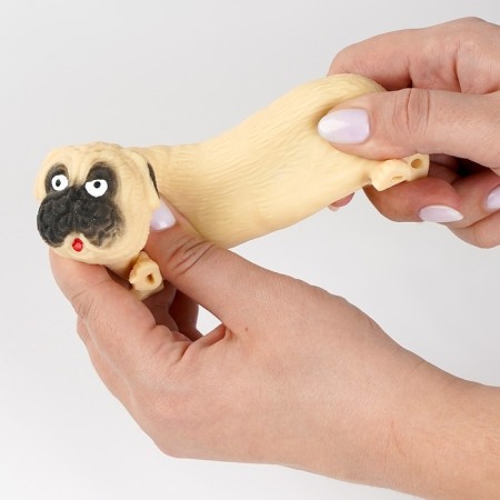 Stretching toy-antistress "pugs", in a bag, with sand-3