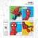 A notebook in a cage 18 sheets, 4 types of mix, cover coated paper, spider-man