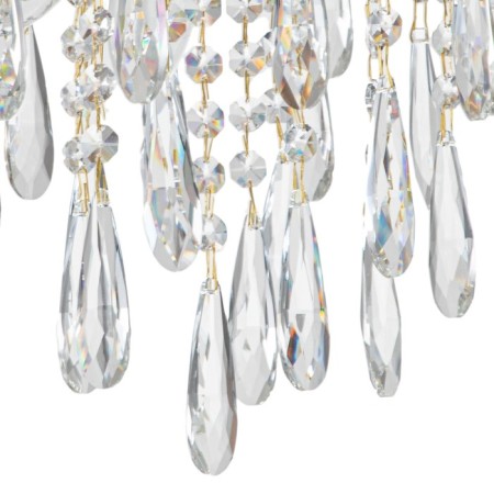Ceiling lamp 3x60W E27, size 44x44x26 cm-2