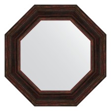 Mirror in the baguette frame, dark Provence 99 mm, 64x64 cm