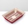 Deep toilet with a mesh of 36 x 25 x 9 cm, beige