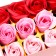 Soap roses of colored shades and a gold rose, set