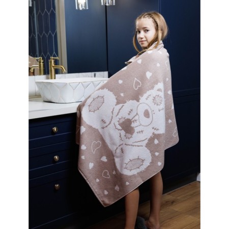 Trush Tensor Guten Morgen Bear, 450 gr, size 50x90 cm, beige color-10