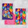 Congratulatory card "Happy Birthday", balls, 12 × 18 cm