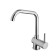 Zipponi kitchen mixer, with a side lever, l-spike, color chrome