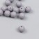 Busina silicone "Round" light gray d = 0.9 cm
