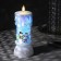 LED figure "Candle with a snowman" 10 × 23 × 10 cm, plastic, AAX3 batteries (not in the kit), RGB glow