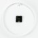 Wall clock, series: interior "Edith" d = 30.5 cm, white