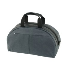 Road bag, textiles, gray 37x16x22 cm