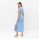 Women's dress with draping Mist Summer Time, Blue, R.44