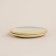 A set of porcelain plates SL Home "Wave Sardinia", d = 27.5 cm, beige color