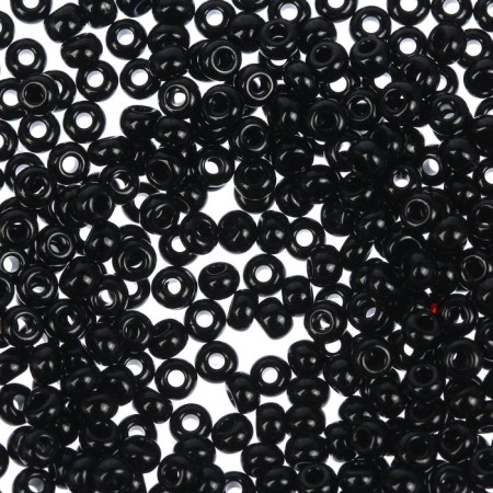 Czech Republic "Gamma" Round "2" 10/0 5g (B098 Black)