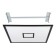 Ceiling lamp Dimmated Bordonara, 36W LED with PDU