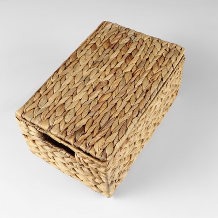 Basket with a lid, 32 x 22 x 14 cm, algae, metal-2