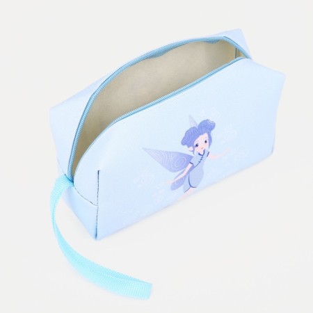 Cosmetic bag with a handle, a dark blue color-2