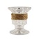 Glass candlestick, for high holy, 5 × 5.5 cm