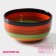 Boronnik Ceramic Dolyana "India", 600 ml, D = 13.5 cm, Orange color