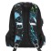 School backpack 38 x 27 x 17, ergonomic back, Devente Attomex Basic, T-Rex Dino, Black 7033443