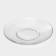 Glamor glass saucer, d = 13.2 cm, transparent color
