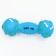 The food toy "dumbbell 500 kg", 17.5 cm, blue